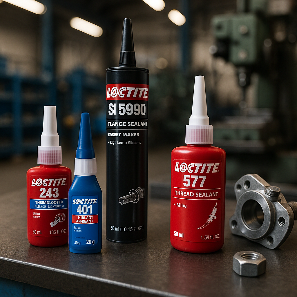 Fournisseur Loctite industriel : solutions de collage, freinage et étanchéité industrielle